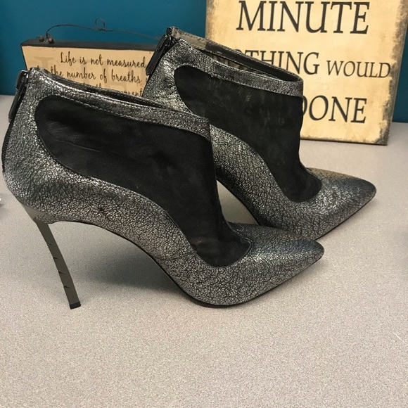 Sam Edelman Black/Sterling Silver Argento Lea - Picture 3 of 6